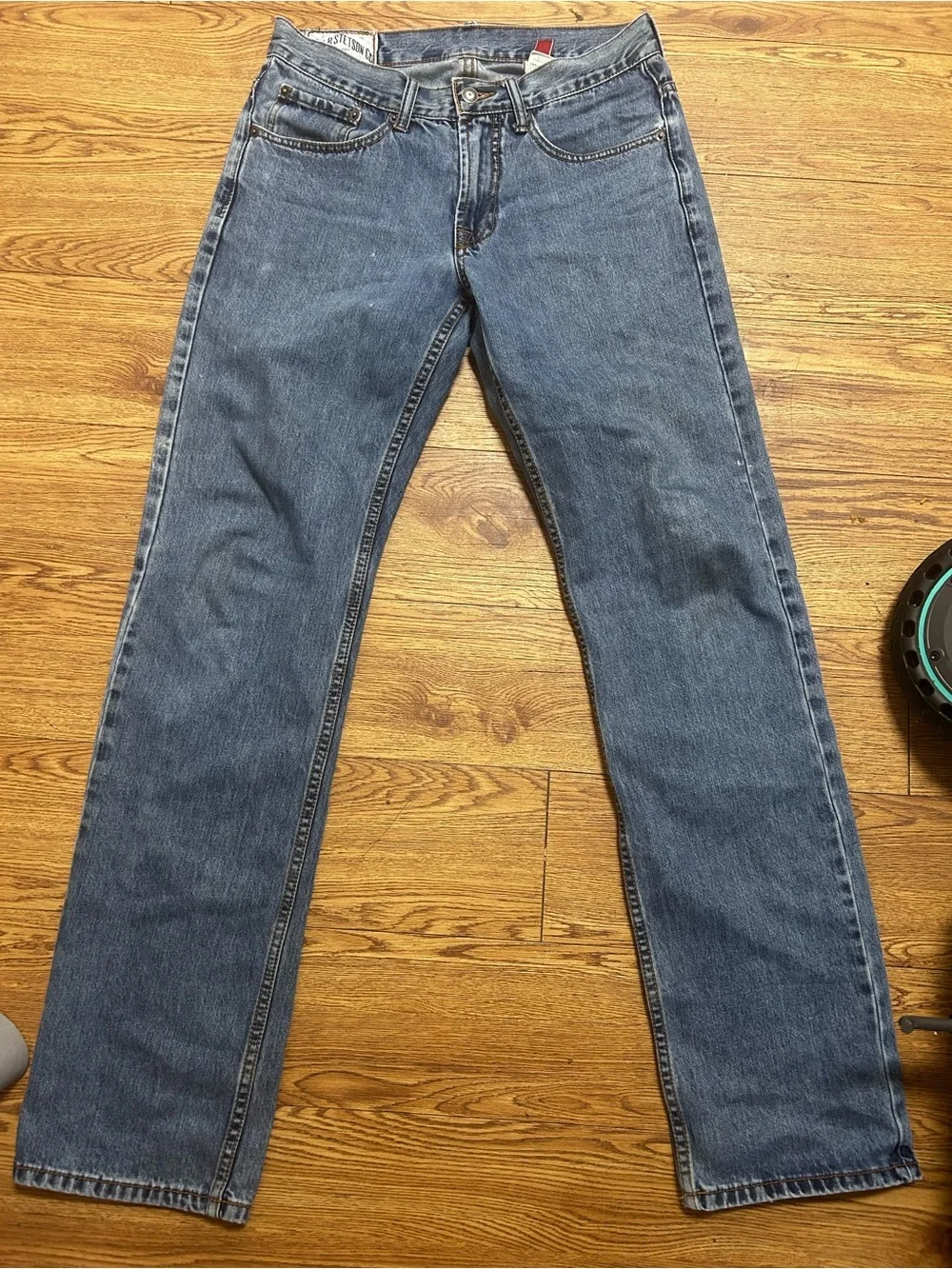 Stetson Men's Straight-Leg Jeans in Denim Blue